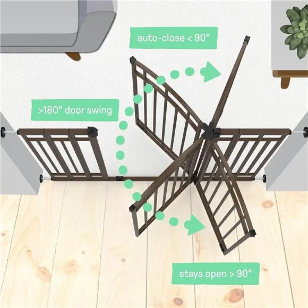 Multi-Use Decorative Extra Tall Safety Pet and Baby Gate,28.5'-48' Wide,36' Tall